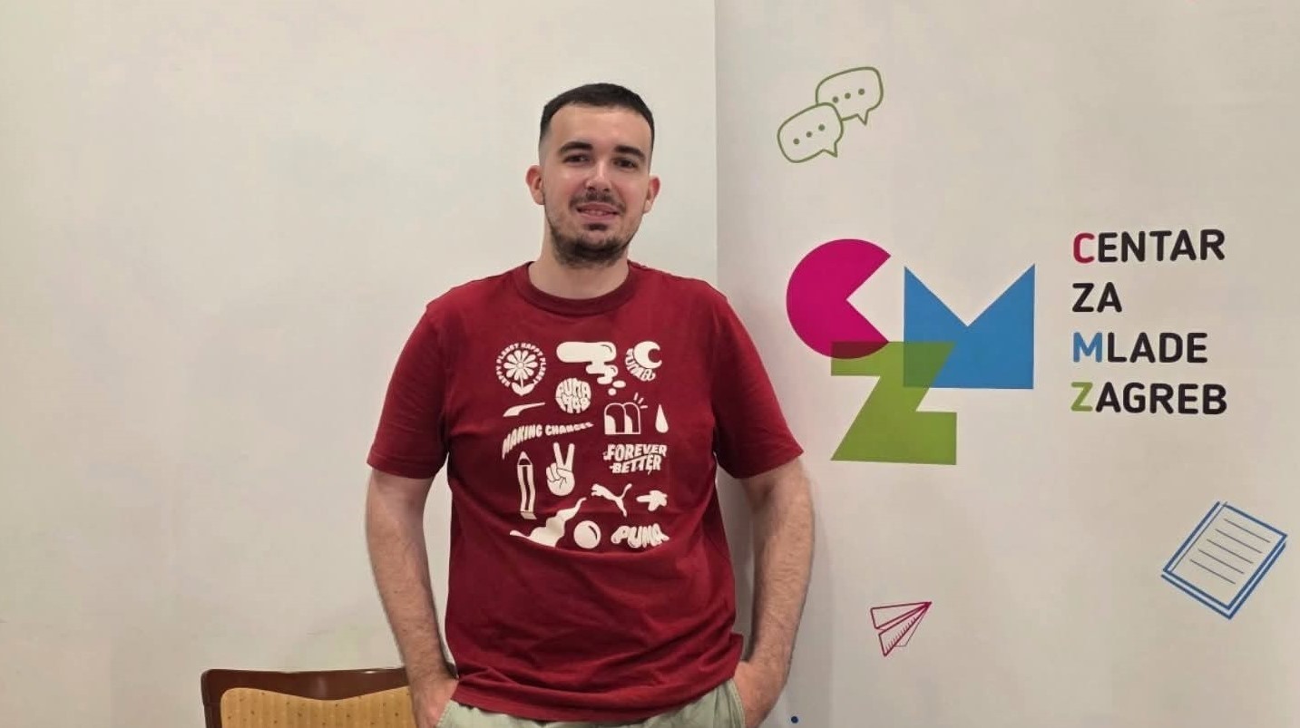 Naš Marko Perković kao Mladi eurodesk ambasador na Poslovnom speed date-u u Zagrebu